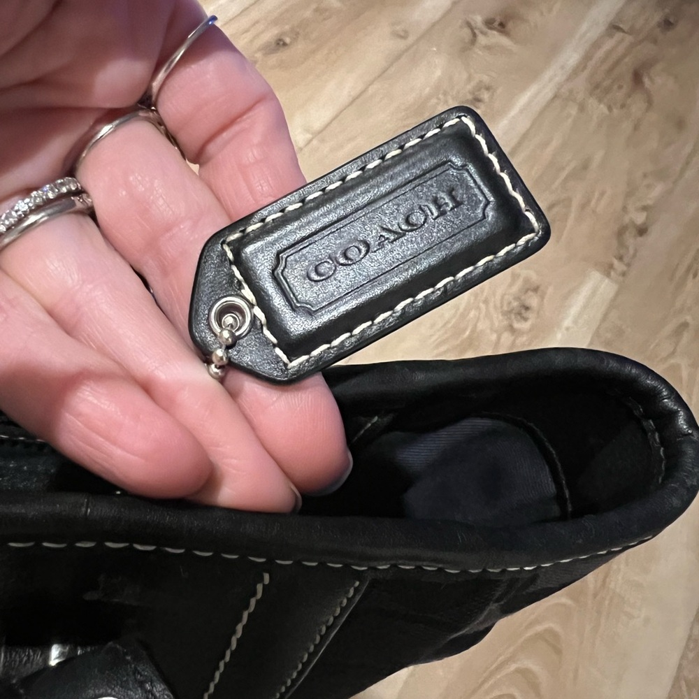 COACH Signature Legacy Tote Black - Picture 5 of 15